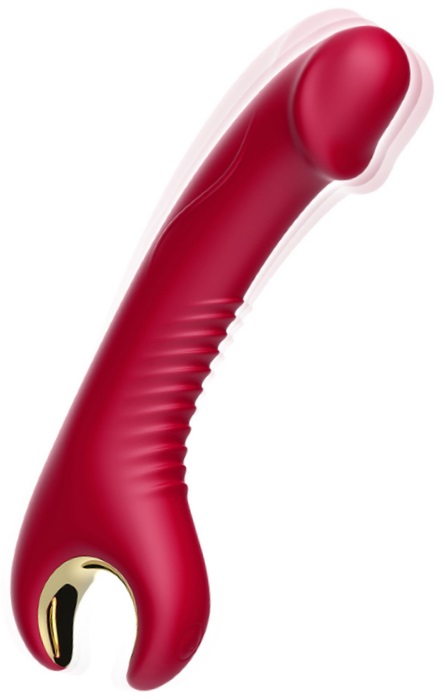 Vibrador G-Spot Luxury com Rotação Recarregavel Rose RF09655 - Image 7