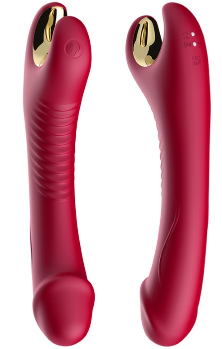 Vibrador G-Spot Luxury com Rotação Recarregavel Rose RF09655 - Image 3
