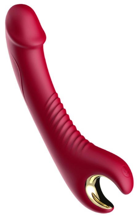 Vibrador G-Spot Luxury com Rotação Recarregavel Rose RF09655 - Image 5