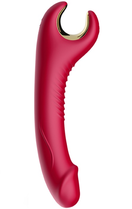 Vibrador G-Spot Luxury com Rotação Recarregavel Rose RF09655 - Image 4
