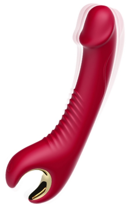 Vibrador G-Spot Luxury com Rotação Recarregavel Rose RF09655
