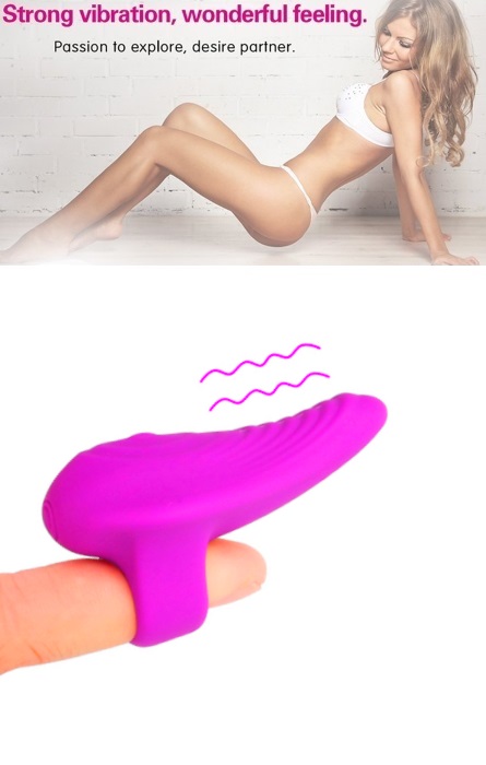 Vibrador Estimulador de Dedo Rose RF04257