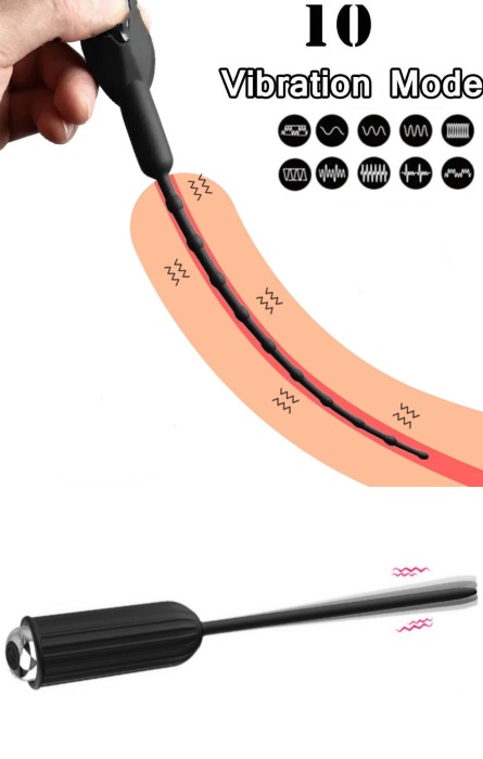 Vibrador Dilatador e Estimulador de Uretra 10 Speeds S RF03428 - Image 2