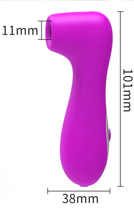 Vibrador de Clitóris com Sucção Recarregavel 12 Speeds Rose RF03685 - Image 4