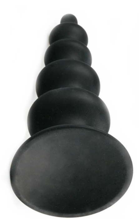 Plug Anal em Silicone Black 13 cm RF01890