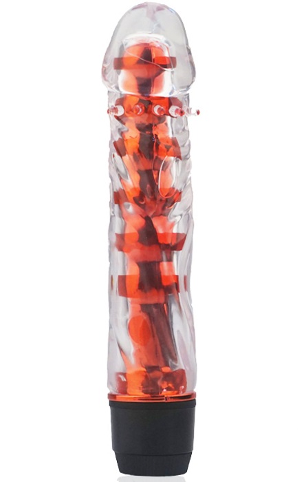 Vibrador Clássico Crystal 18cm Red RF04221