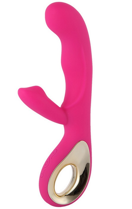 Vibrador Rabbit Recarregavel 10 Speeds Rose RF04234