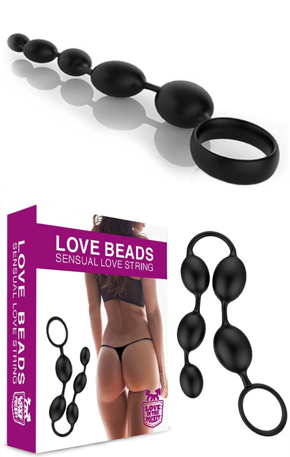 Cordão Anal Love Beads Sensual Love Iniciante RF24615