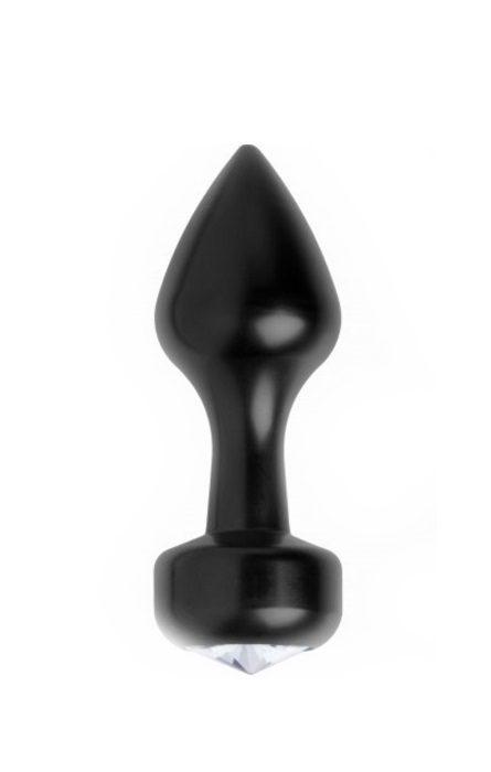 Anal Plug Intense Black com Brilhante Pink RF08008