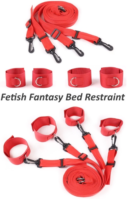 Fetish Fantasy Kit Cama Restrição Red RF08200 - Image 3