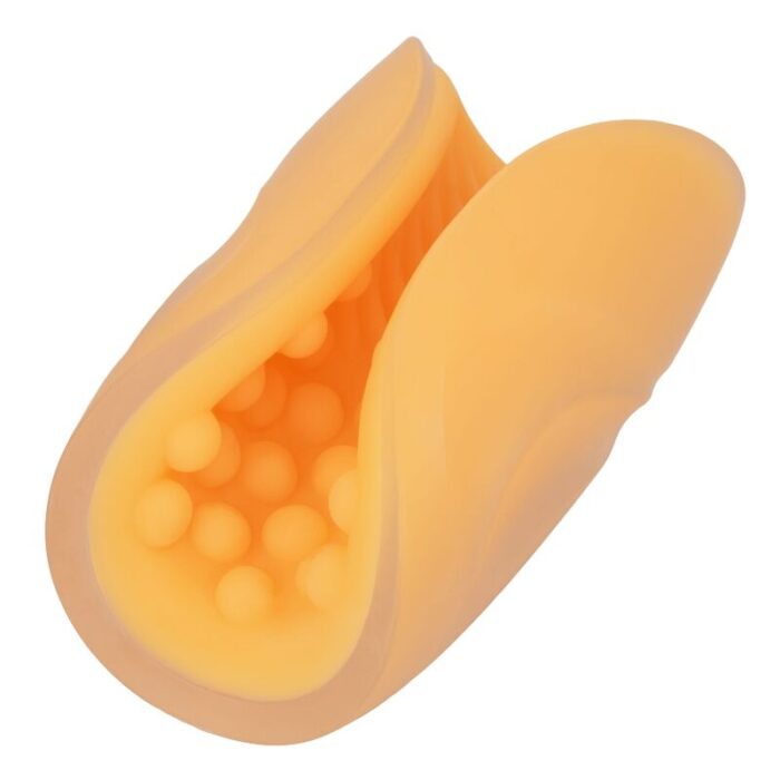 CALEXOTICS – MASTURBADOR BEADED GRIP LARANJA