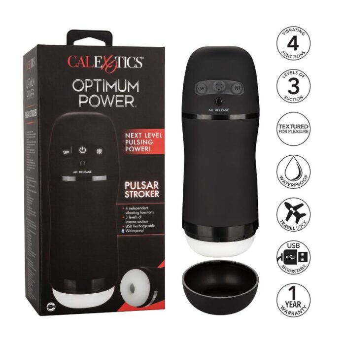 CALEXOTICS – FUNÕES DE VIBRAO E SUCO DO OPTIMUM POWER STROKER