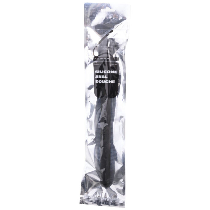 ALL BLACK – MEGA RIPPLE SHOWER ANAL SILICONE 28,5 CM