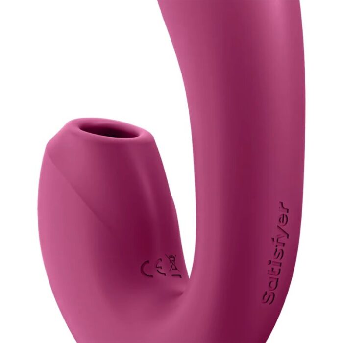 SATISFYER – APLICATIVO ESTIMULADOR E VIBRADOR SUNRAY VERMELHO