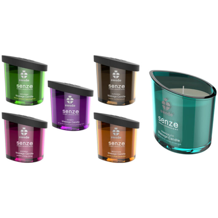 SWEDE – VELA DE MASSAGEM ECSTATIC SENZE – JASMIM, YLANG YLANG