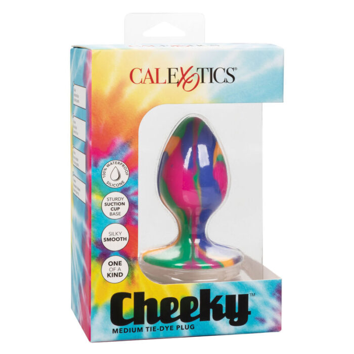 CALEXOTICS – CHEEKY MÉDIO TIE-DYE PLUG ANAL