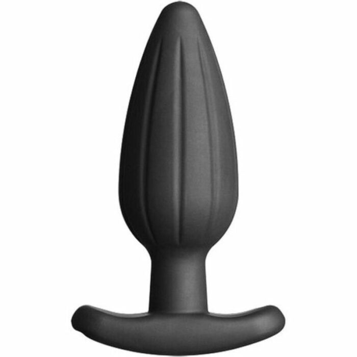 ELECTRASTIM – PLUG ANAL DE SILICONE PRETO ROCKER GRANDE
