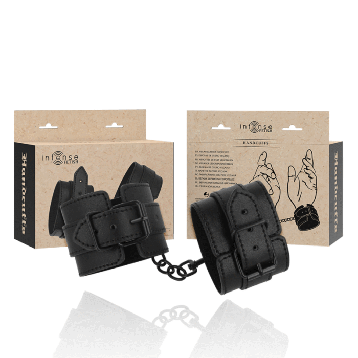 INTENSE – FETISH ALGEMAS DE COURO VEGANO