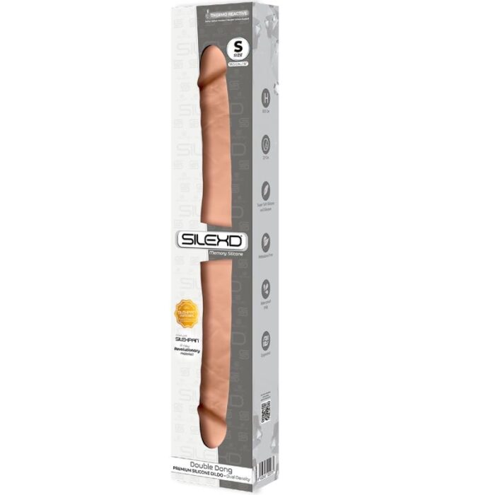 SILEXD – PÊNIS REALISTA DUPLO PREMIUM SILEXPAN SILICONE 38.5 CM