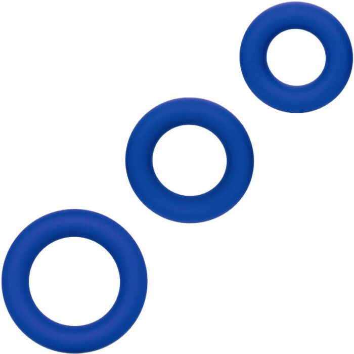 CALEXOTICS – ADMIRAL CONJUNTO DE ANÉIS DE GALO AZUL