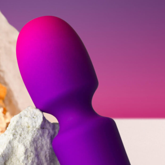 ROCKS-OFF – GLO-GIRL VIBRADOR WAND MINI ROXO