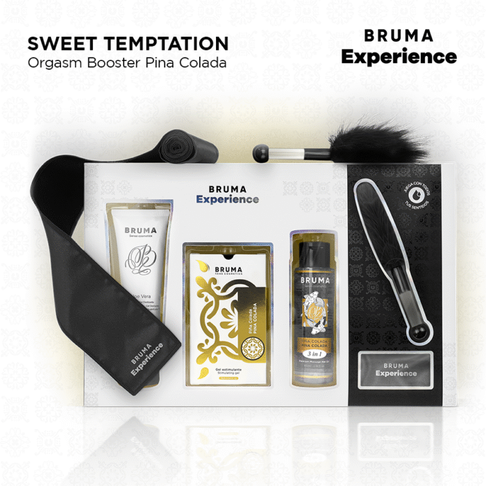 BRUMA XPERIENCE – PACOTE DE TENTAÇÃO DE PINA COLADA DOCE COM POTENCIALIZADOR DE ORGASMO