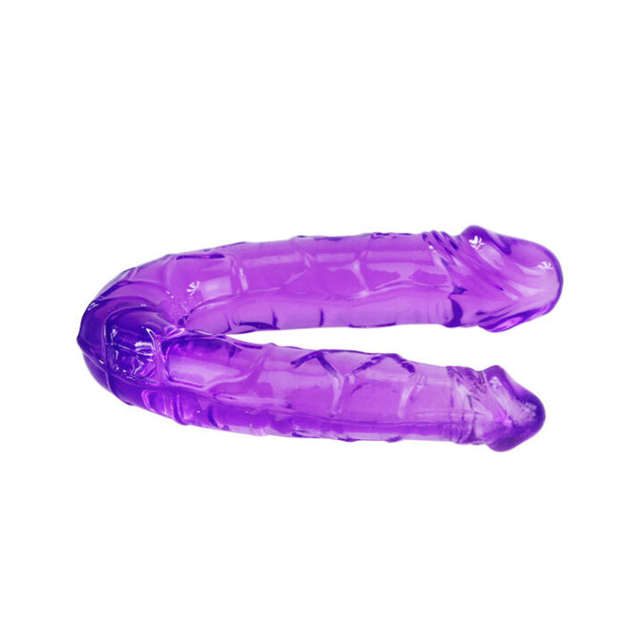BAILE – DILDO DUPLO EM GELÉIA FLEXÍVEL LILS