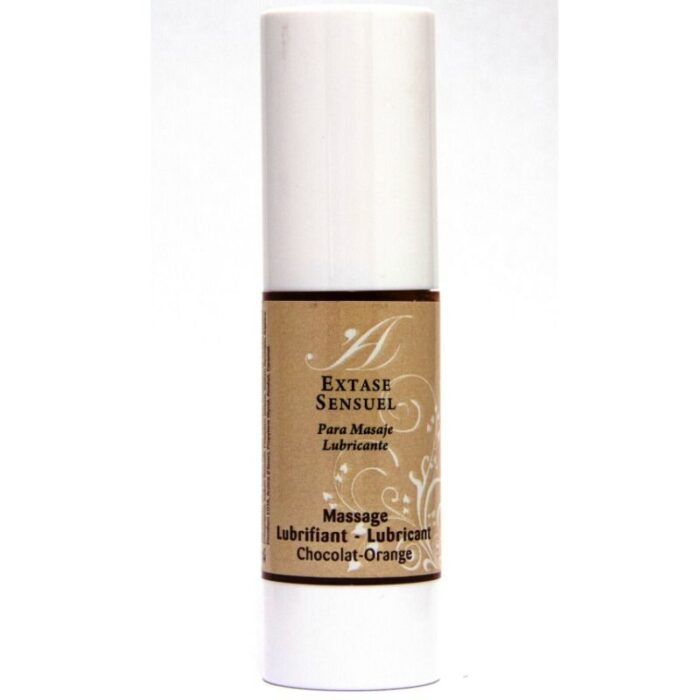 EXTASE SENSUAL – LUBRIFICANTE CHOCOLATE E LARANJA 30 ML