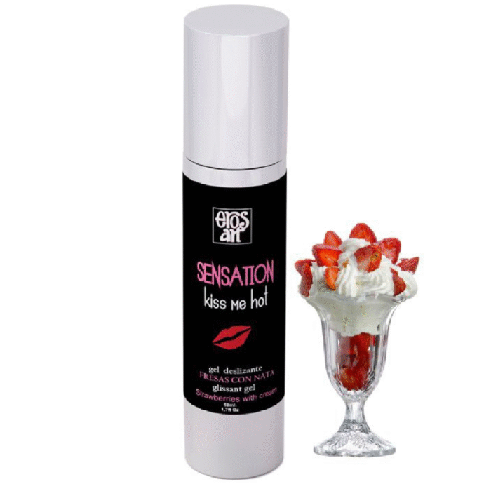 EROS-ART – SENSATTION LUBRIFICANTE NATURAL MORANGOS COM CREME 50 ML