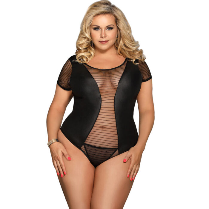 SUBBLIME – QUEEN PLUS FETISH CURTO SLEEVE PELUCHE