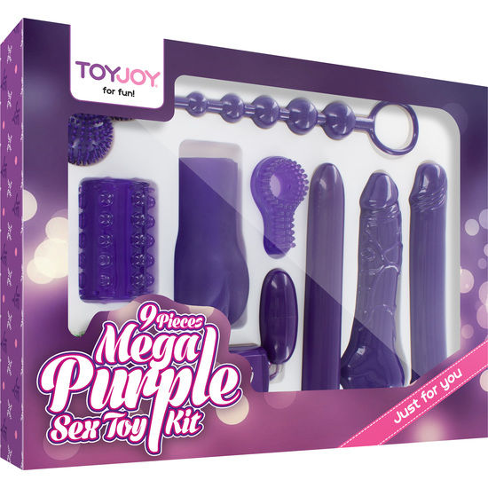 TOYJOY – SÓ PARA VOCÊ KIT DE BRINQUEDOS SEXUAIS MEGA ROXO