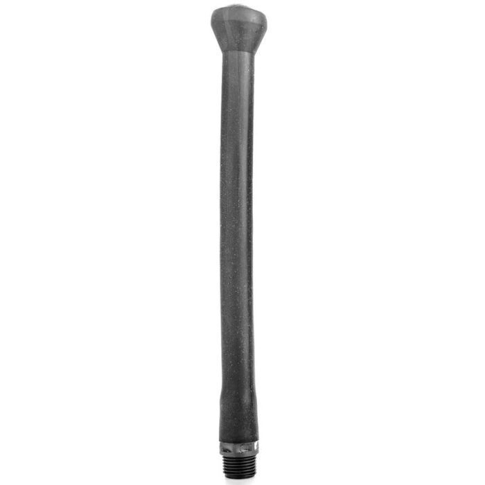 ALL BLACK – ROLHA DE SISTEMA DE SILICONE ANAL PARA CHUVEIRO 27 CM