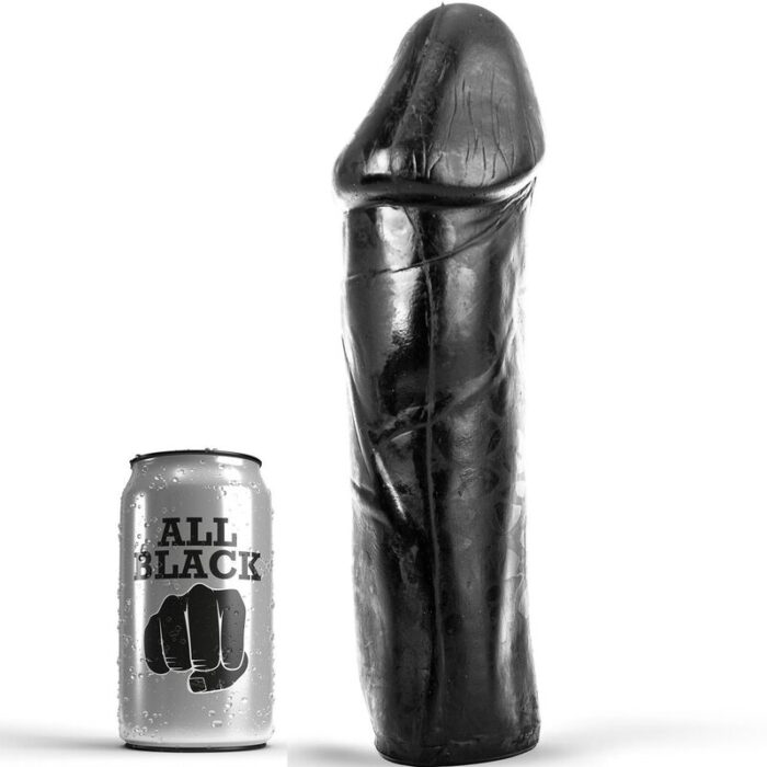 ALL BLACK – DONG 28 CM SEM TESTÍCULOS