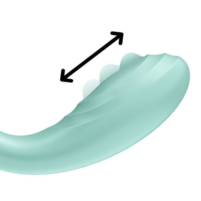 SATISFYER – VIBRADOR RRROLLING PLEASURE GSPOT VERDE