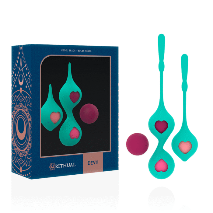 RITHUAL – CONJUNTO DE TREINAMENTO PÉLVICO DEVA AQUA GREEN