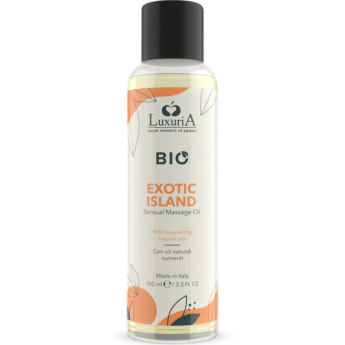 INTIMATELINE LUXURIA – ÓLEO DE MASSAGEM BIO EXOTIC ISLAND 100 ML