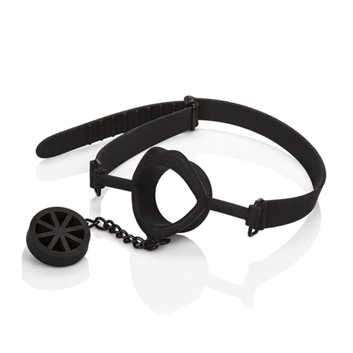 CALEXOTICS – SCANDAL MORDAÇA COM PLUG DE SILICONE PRETO
