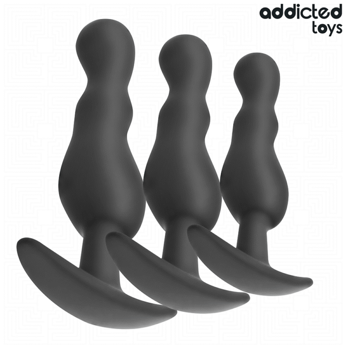 ADDICTED TOYS – CONJUNTO DE 3 PLUG ANAL MODELO 1