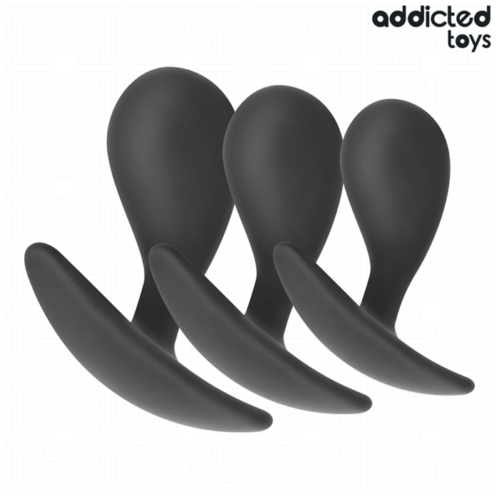 ADDICTED TOYS – CONJUNTO DE 3 PLUG ANAL MODELO 3