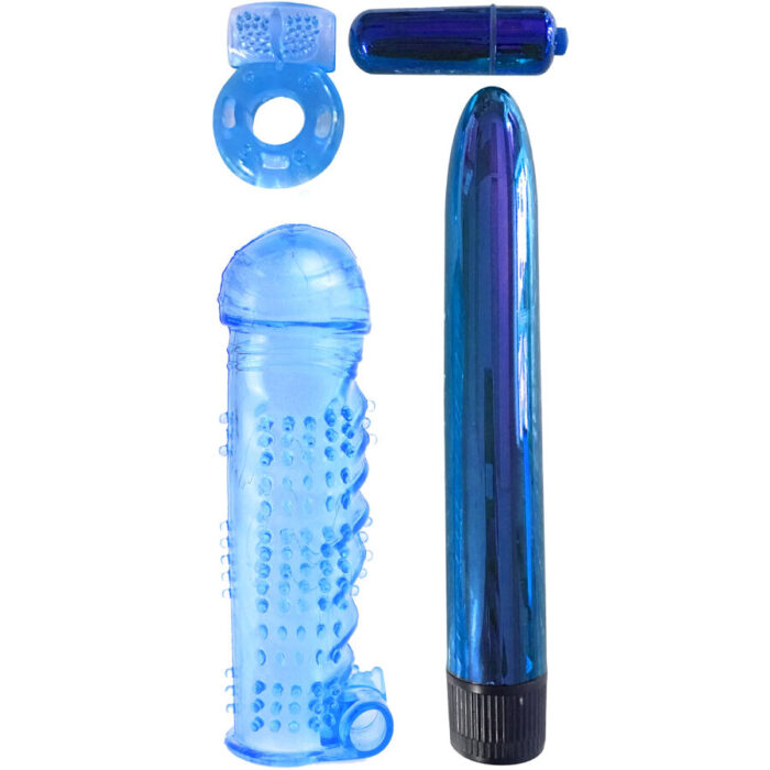 CLASSIX – KIT PARA CASAIS DE PRAZER SUPREMO AZUL
