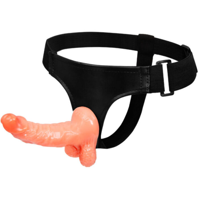 BAILE – ARNÊS COM PÊNIS REALISTA E CALA AJUSTVEL ULTRA APAIXONADA 15.5 CM