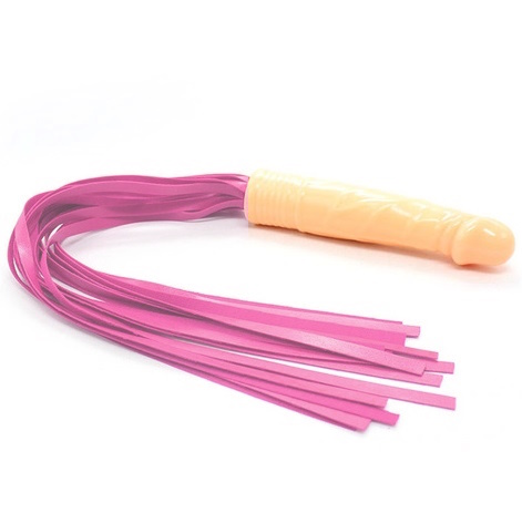 Dildo e Chicote Fetish 72 cm Pink RF01598