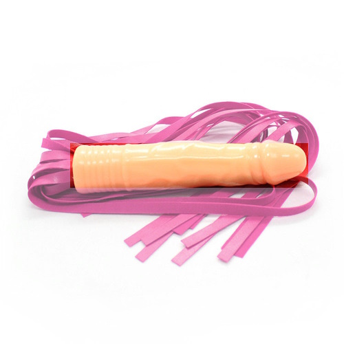 Dildo e Chicote Fetish 72 cm Pink RF01598