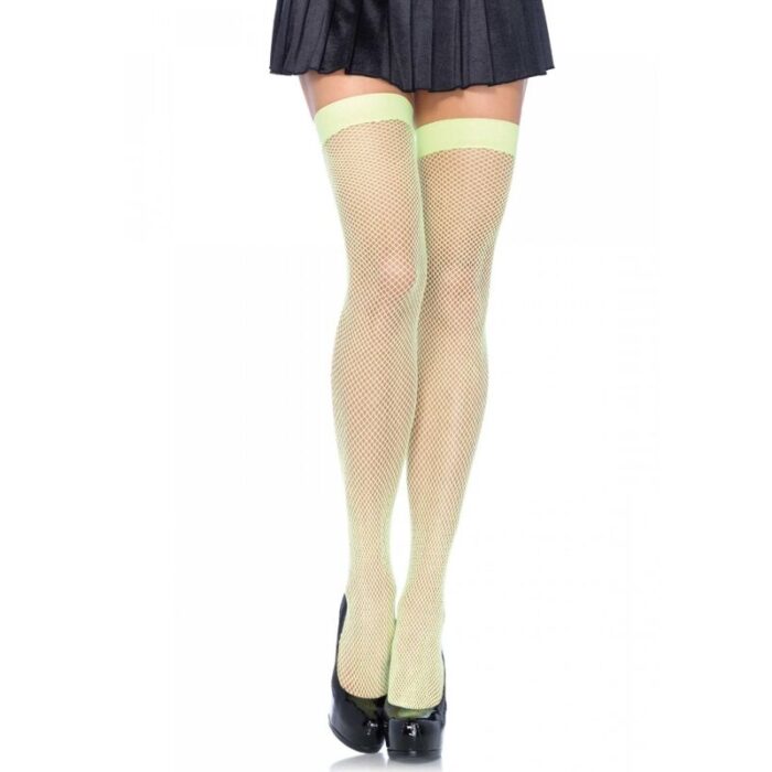 LEG AVENUE – NYLON ARRASTO COXA ALTA NEON