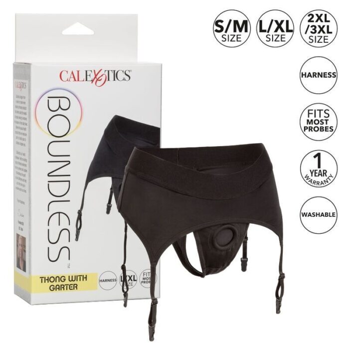 CALEXOTICS – BOUNDLESS TANGA COM LIGA S/M