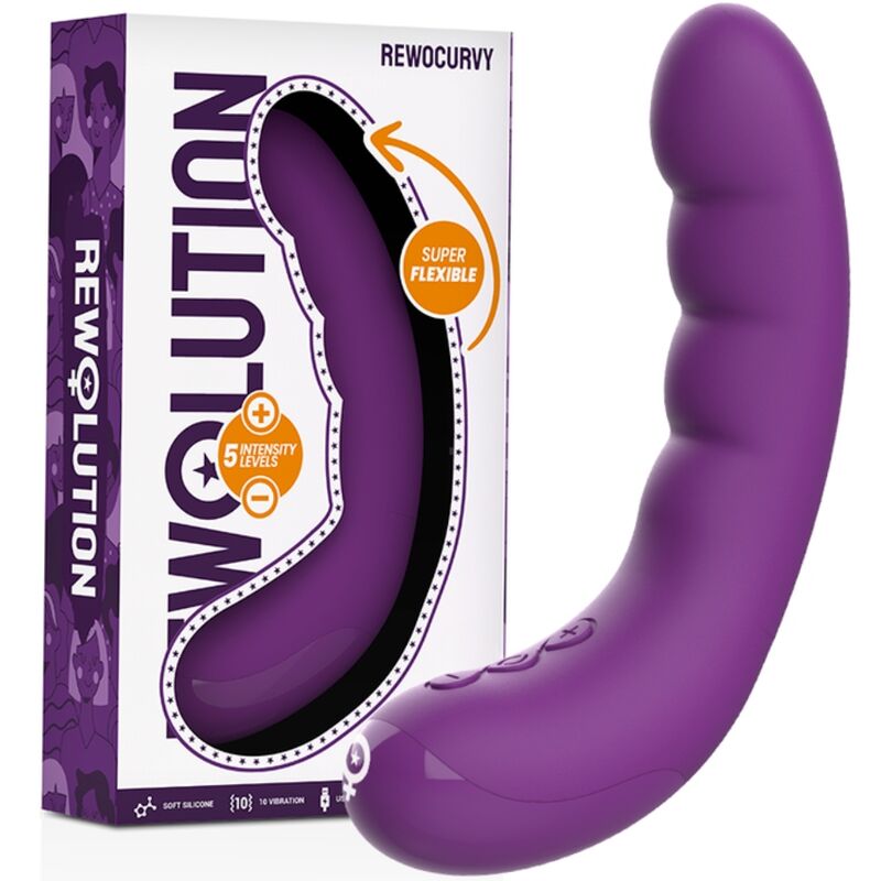 REWOLUTION - VIBRADOR FLEXÍVEL RECARREGVEL REWOCURVY - Image 3