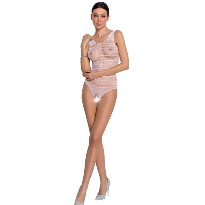 PASSION – MULHER BS086 BODYSTOCK BRANCO TAMANHO ÚNICO