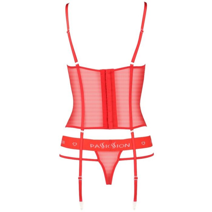 PASSION – CORSET KYOUKA VERMELHO L/XL