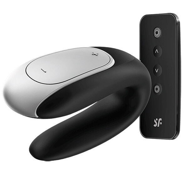 SATISFYER – VIBRADOR DOUBLE FUN PARTNER PRETO