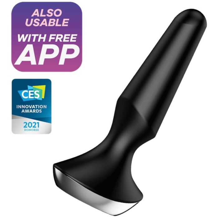 SATISFYER – VIBRADOR PLUG ILICIOUS 2 PLUG PRETO